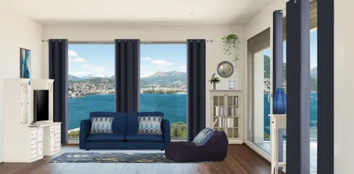 Blue Capri Living Room