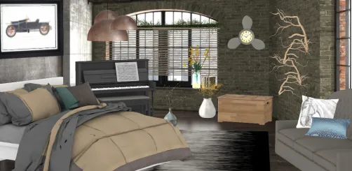 Appartement Industriel Rustique