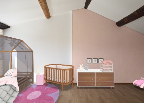 chambre pour enfants  Design Rendering