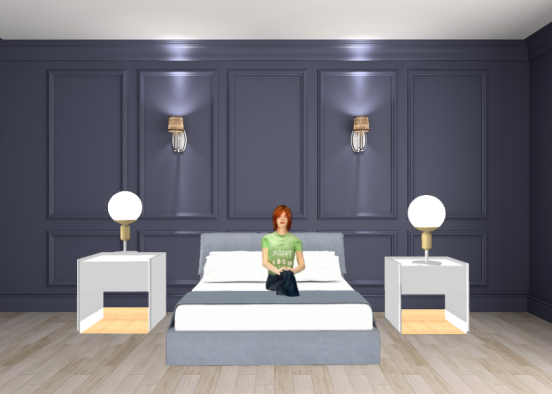 Soso bed room Design Rendering