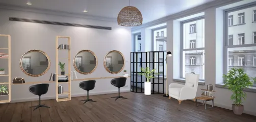 Salon de coiffure moderne🖤