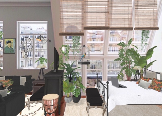 Parisian Student Accommodation  Design Rendering