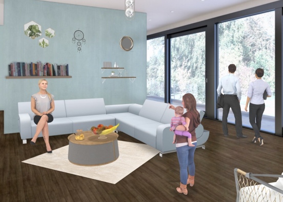 salon pour les familles ✌🏾 Design Rendering