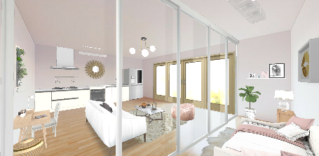 Pink apartment 