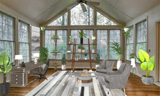 My urban jungle lounge hope u like homestylers.  Design Rendering