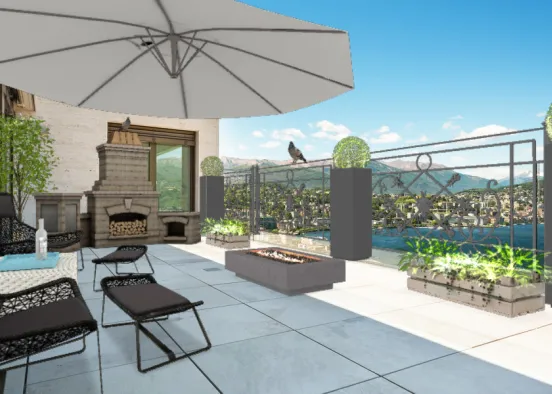 My 2020 balcony  Design Rendering