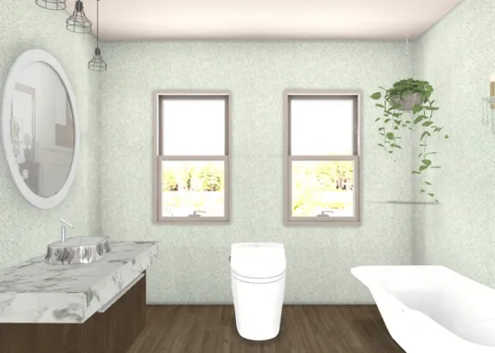 guest bathroom ✨ Design Rendering