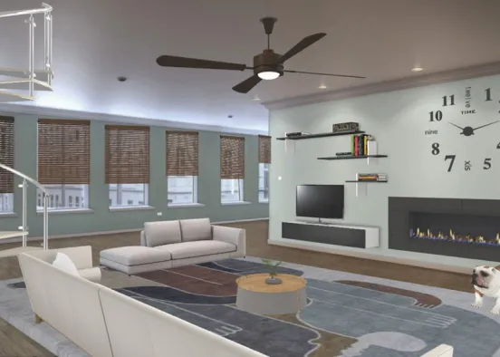 living room !! Design Rendering