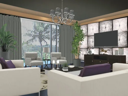 Sala de visitas e TV