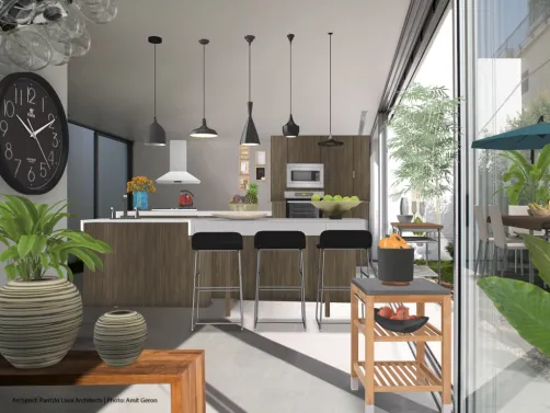 Cozinha Gourmet com área externa de degustação