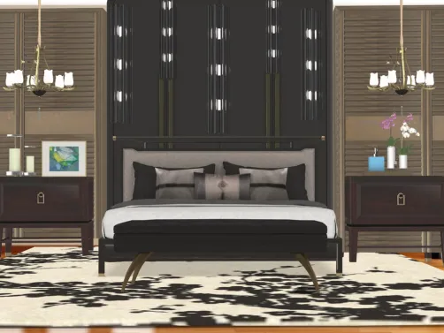 Está decoração está voltada para a cabeceira da cama. Uma cabeceira bem projetada faz toda diferença no visual. 