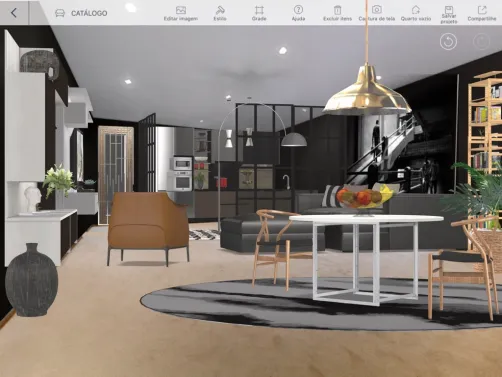Studio para estudantes de bom gosto e organizados.