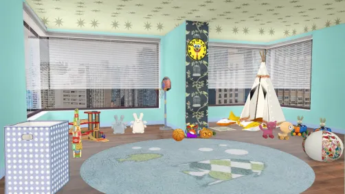 Sala de brinquedo para as crianças 