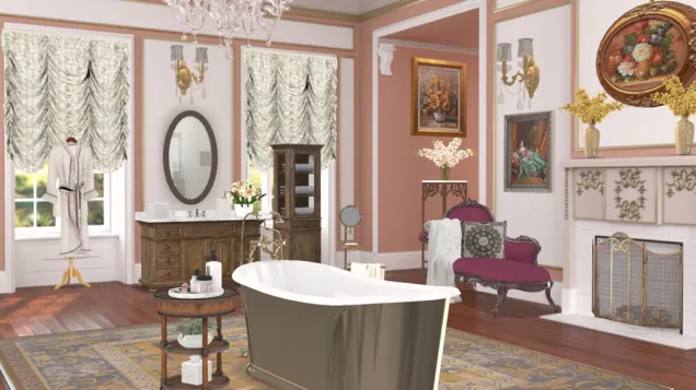La Victorian Bathroom and Dresser