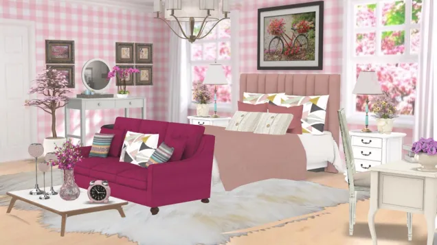 La Pink Bedroom 