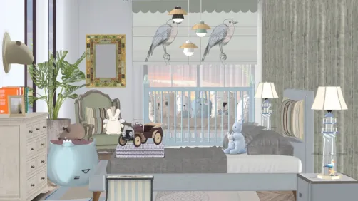 The Lighthouse Baby’s Bedroom.