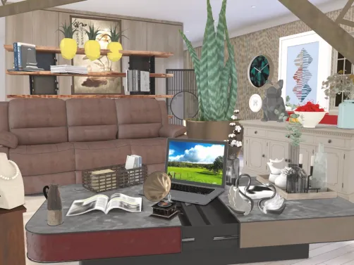 my not very spacious living room 