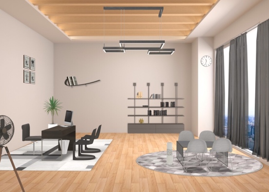 perfect office Design Rendering