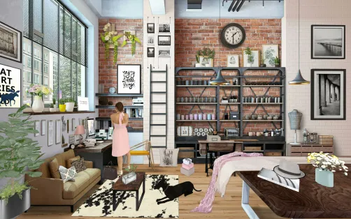 Industrial style workshop