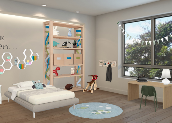 Bedroom for children Design Rendering