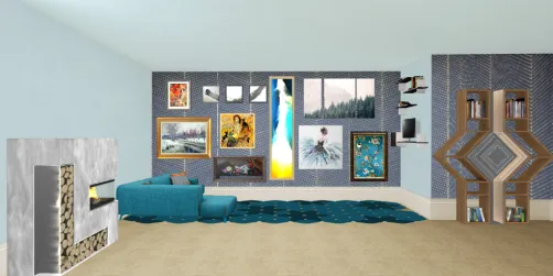 The blue room