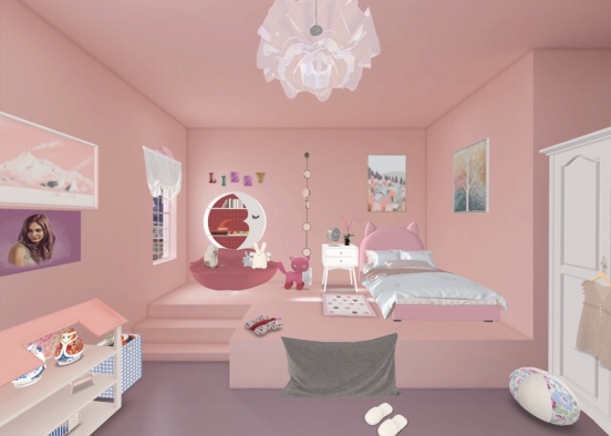 Lizzy’s Room 👧🏼🌸 Design Rendering