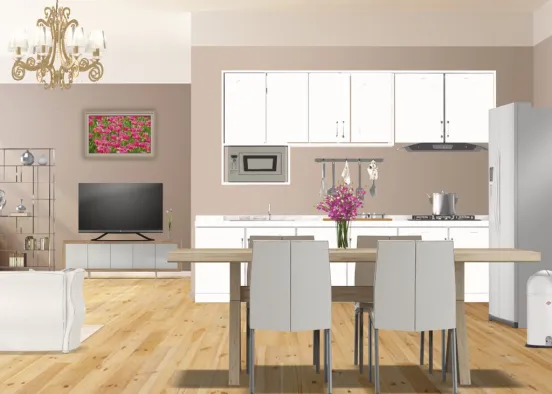 new kitchen style. Like it? Design Rendering