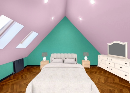 my dream bed room Design Rendering