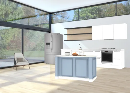 I went offff on that kitchen tho 🤪 Design Rendering