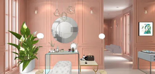 Makeup room