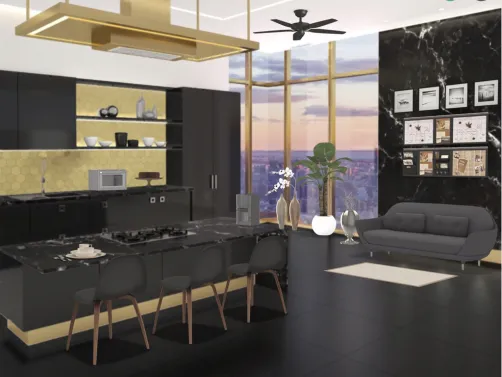 New York City Penthouse Kitchen