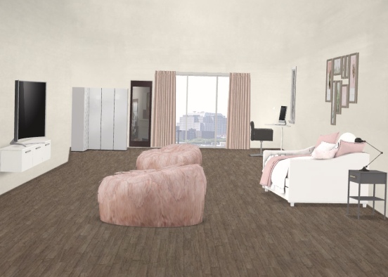 pink  bedroom 💕💕😋😜👌💞💖 Design Rendering
