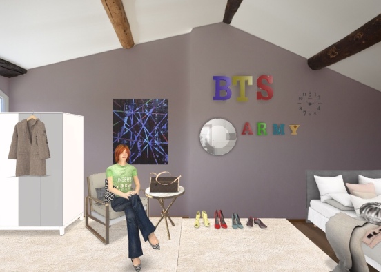 BTS ARMY’s room  Design Rendering
