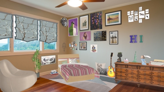 artists bedroom 