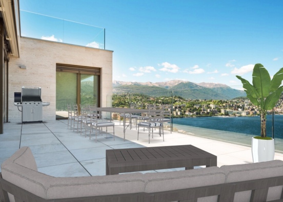 Chill in the terrace Design Rendering
