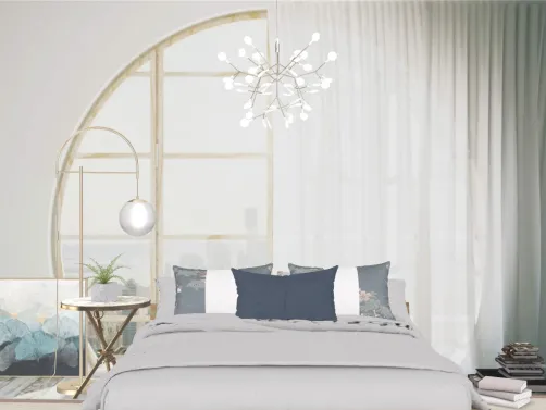 simple but pretty bedroom 