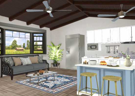 country farmhouse Design Rendering