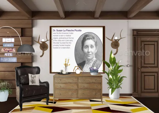 # Dr. Susan La Flesche (1865-1915) Визуализация дизайна