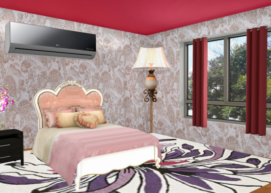 Couple bedroom Design Rendering
