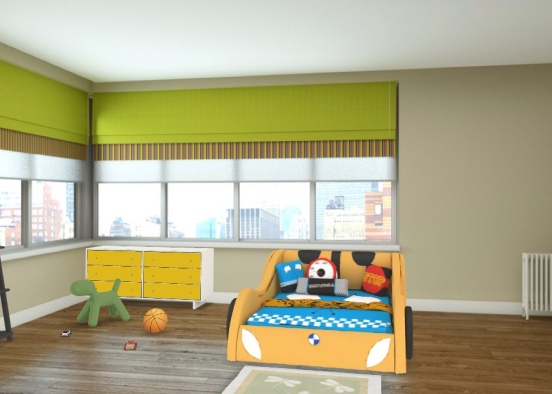Arthur's bedroom Design Rendering
