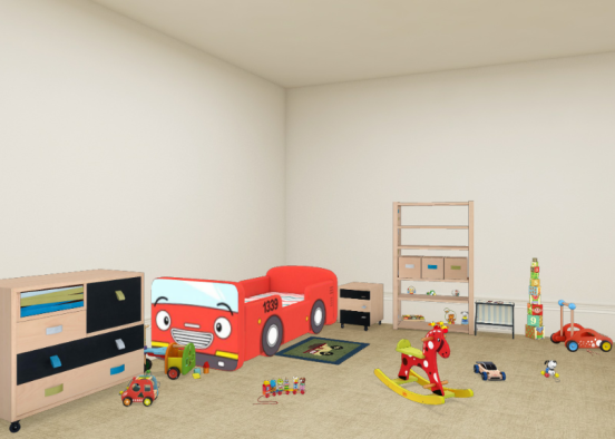 A little  boys room Design Rendering
