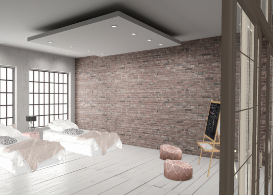 room for two sisters Design Rendering