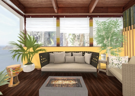 sunny deck with a view Design Rendering
