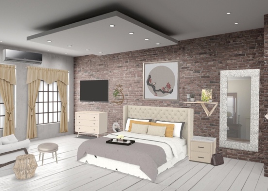 main bedroom  Design Rendering