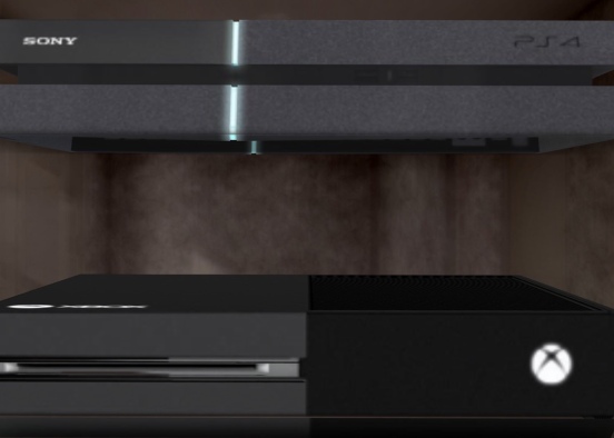 playstation or xbox Design Rendering