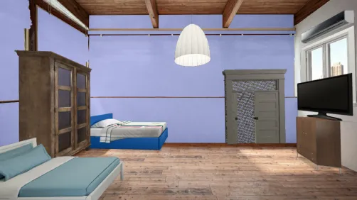 Habitación de die y titi