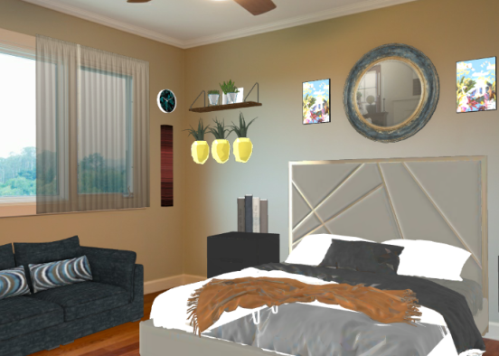 Bedroom hf style Design Rendering