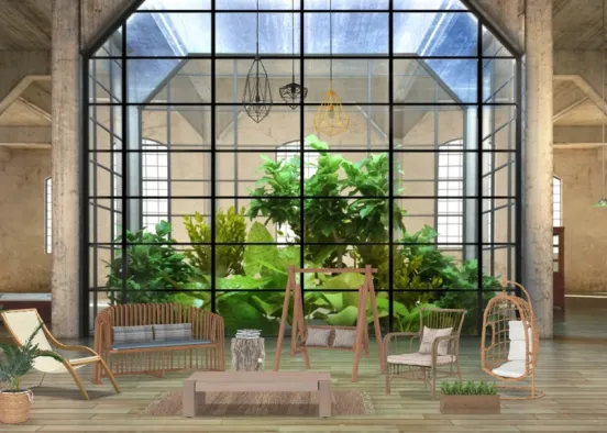 eco lounge Design Rendering