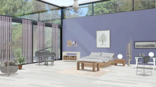 lavender bedroom