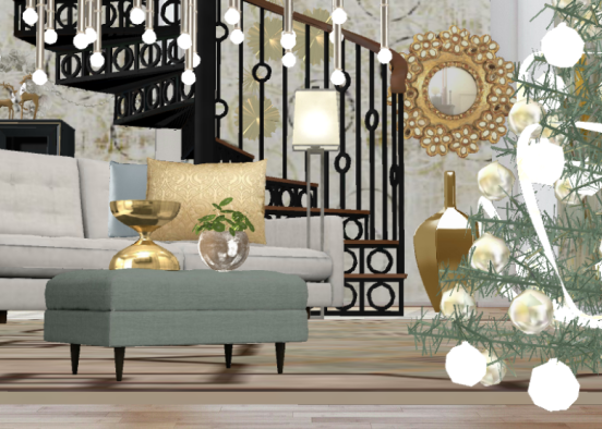 Living Room 🎄🎅 Design Rendering